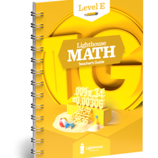 Lighthouse Math Level E Teachers Edition 9781955773119