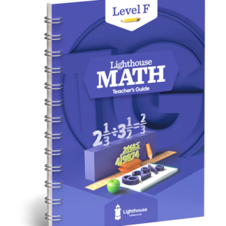 Lighthouse Math Level F Teachers Edition 9781955773126
