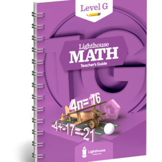 Lighthouse Math Level G Teachers Edition 9781955773133