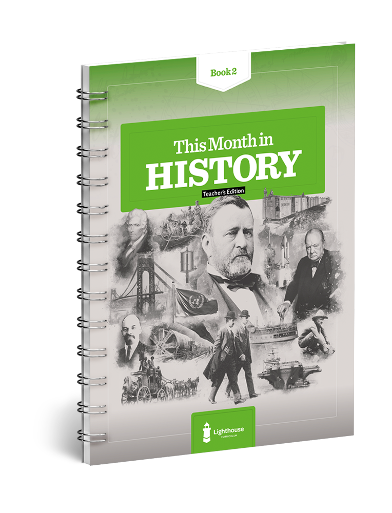 Lighthouse This Month in History Book 2 Teachers Edition 9781955773294