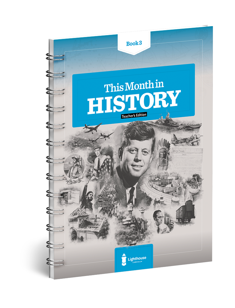 Lighthouse This Month in History Book 3 Teachers Edition 9781955773393